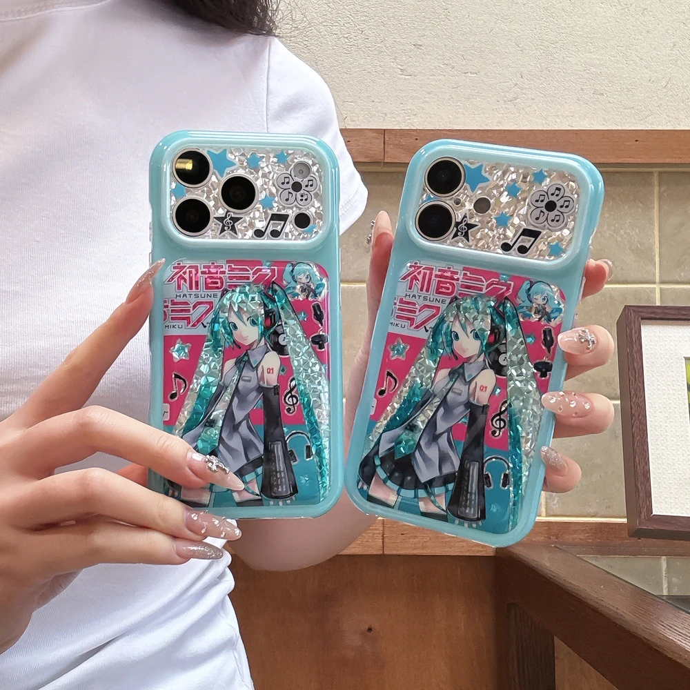 Phone Cases For Iphone 16 - Kawaii Cute Cartoon Japanese Animation Hatsune