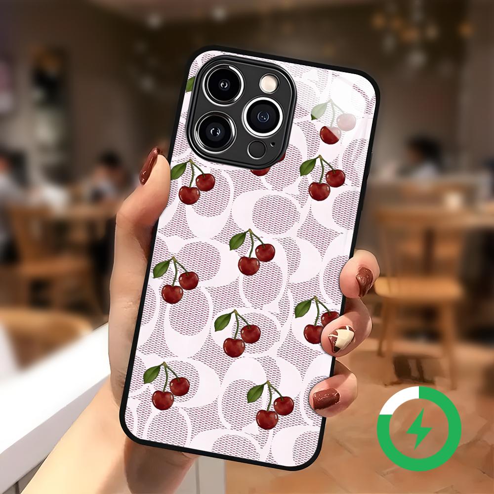 Cherry Luxury Pattern Phone Ca - đánh giá và giá Phone Cases Xr Iphone
