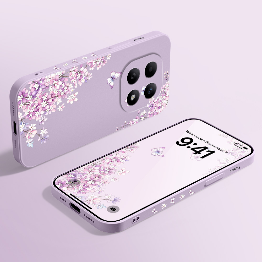 Violet Floral Phone Case For X - đánh giá và giá Phone Cases Xiaomi 15