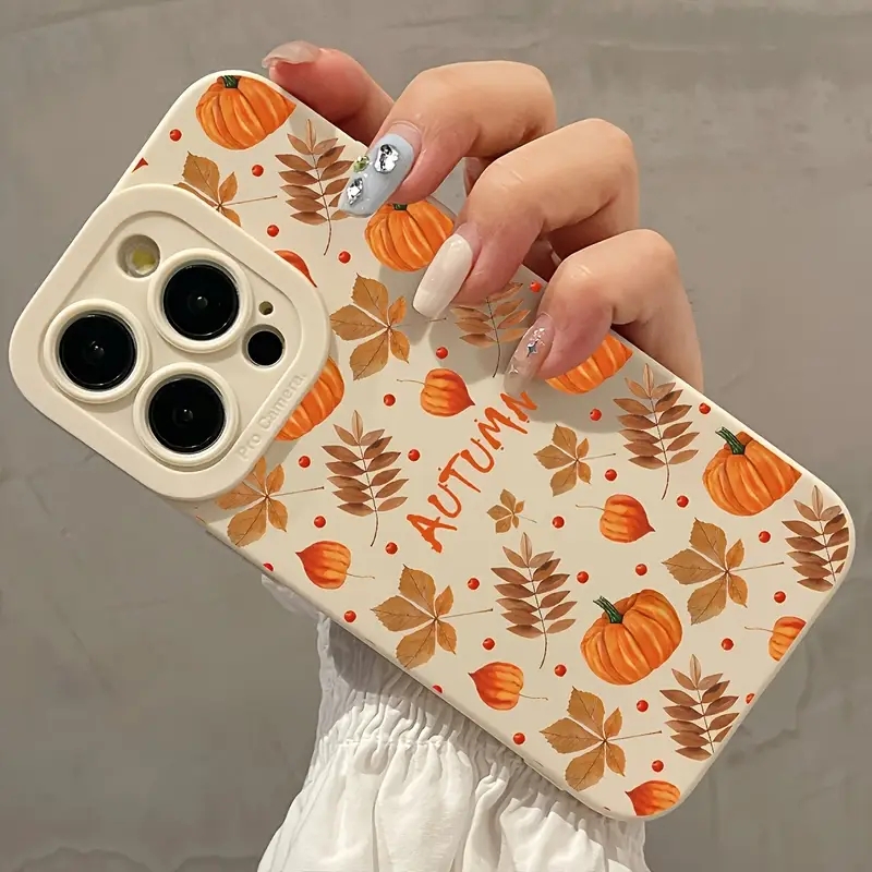Autumn Maple Leaves Pumpkin Pa - đánh giá và giá Phone Cases Xiaomi 15