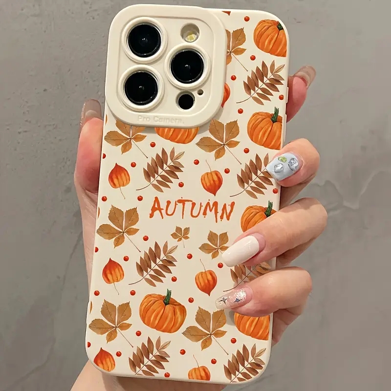 Autumn Maple Leaves Pumpkin Pa - đánh giá và giá Phone Cases Xiaomi 15