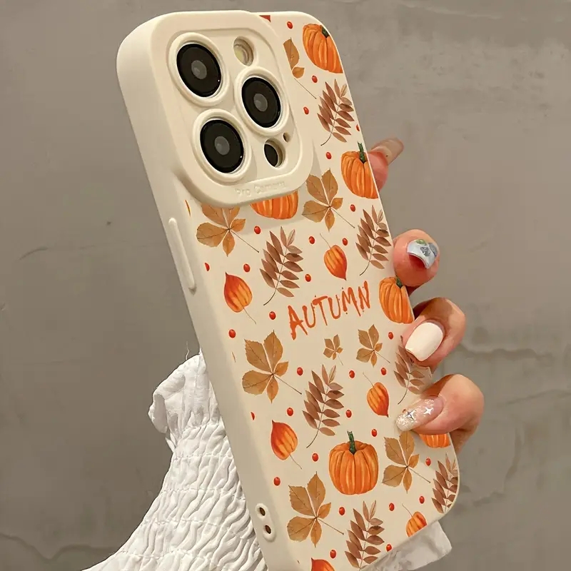 Autumn Maple Leaves Pumpkin Pa - đánh giá và giá Phone Cases Xiaomi 15