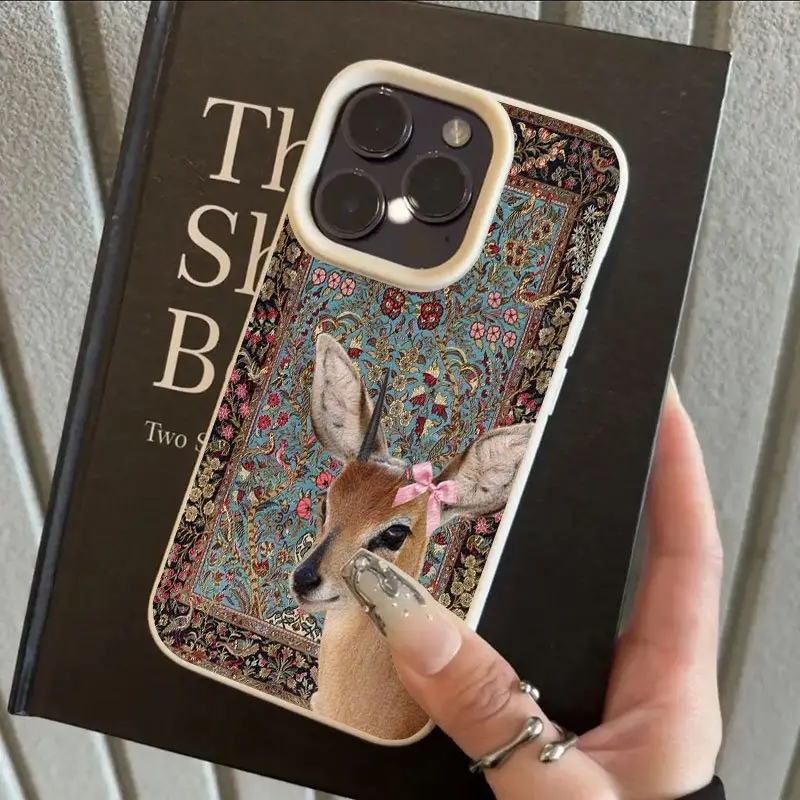 Vintage Deer Lichee Silicone P - đánh giá và giá Phone Cases Xiaomi 15