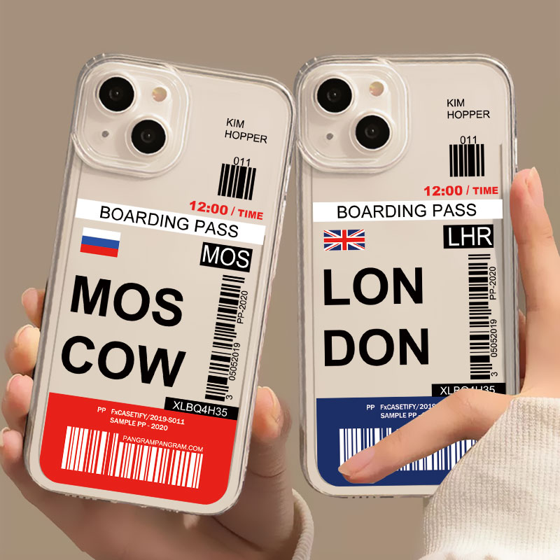 World City Travel Ticket New Y - đánh giá và giá Phone Cases London