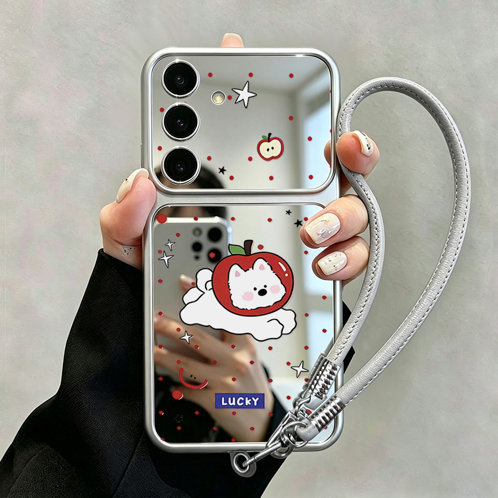 Make Up Mirror Cute Dog Phone  - đánh giá và giá Phone Cases Galaxy A16 5G