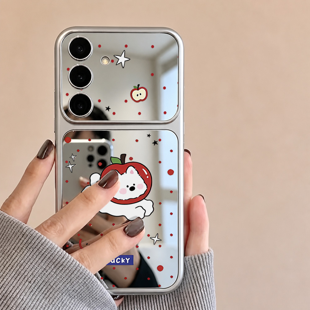 Make Up Mirror Cute Dog Phone  - đánh giá và giá Phone Cases Galaxy A16 5G