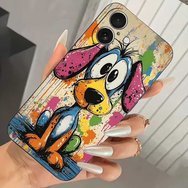 Graffiti Colored Puppy TPU Pho - đánh giá và giá Phone Cases Xr Iphone