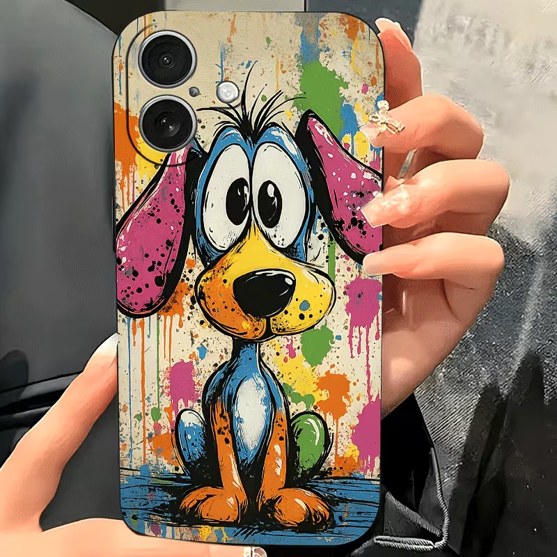 Graffiti Colored Puppy TPU Pho - đánh giá và giá Phone Cases Xr Iphone