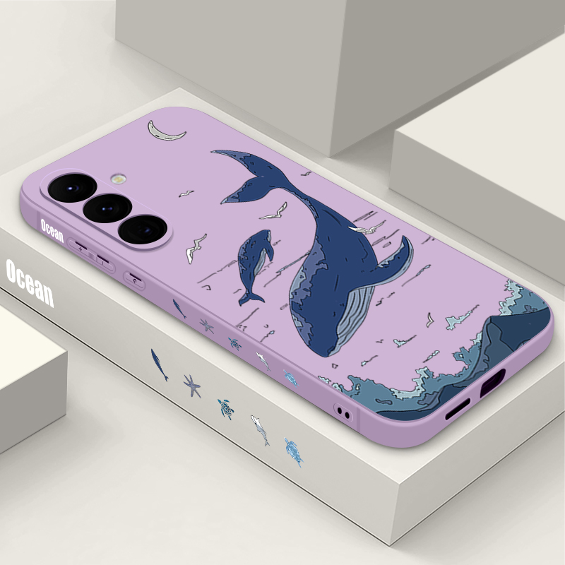 Whales Phone Case For Samsung  - đánh giá và giá Phone Cases Galaxy A16 5G
