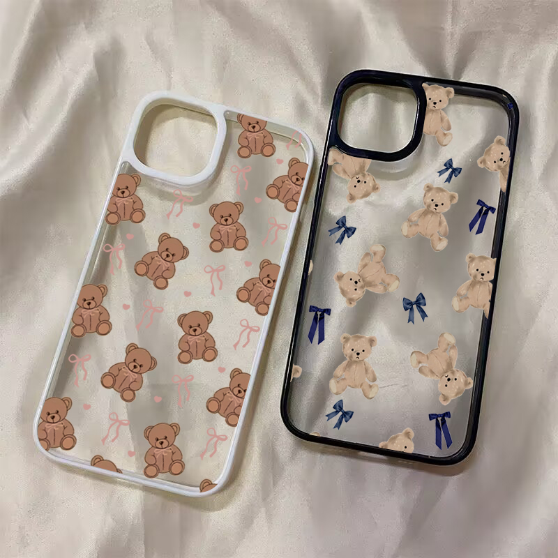 Cute Teddy Bear Bowknot Phone  - đánh giá và giá Phone Cases Galaxy A16 5G
