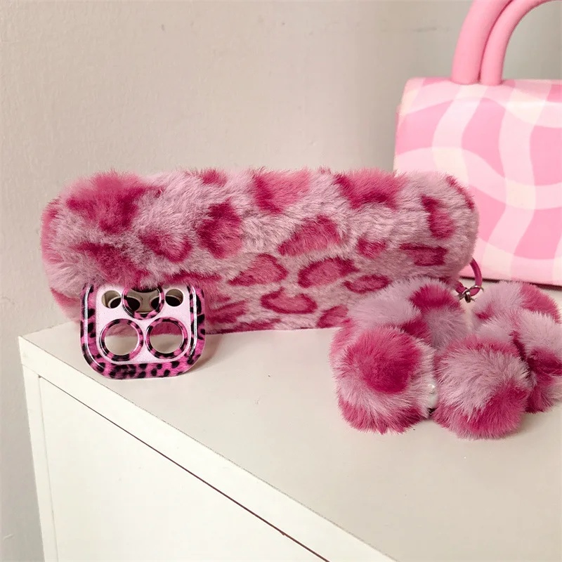 Fashion Leopard Furry Plush Le - đánh giá và giá Phone Cases Iphone 13