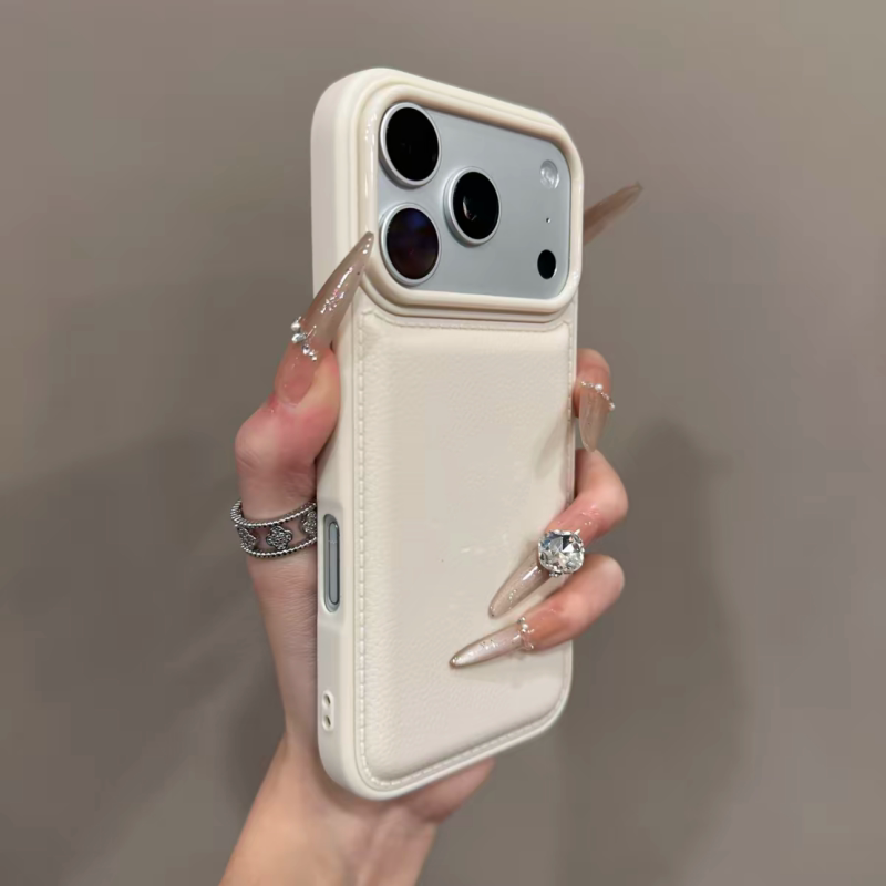 Premium Solid Color Lychee Tex - đánh giá và giá Phone Cases For Iphone 16
