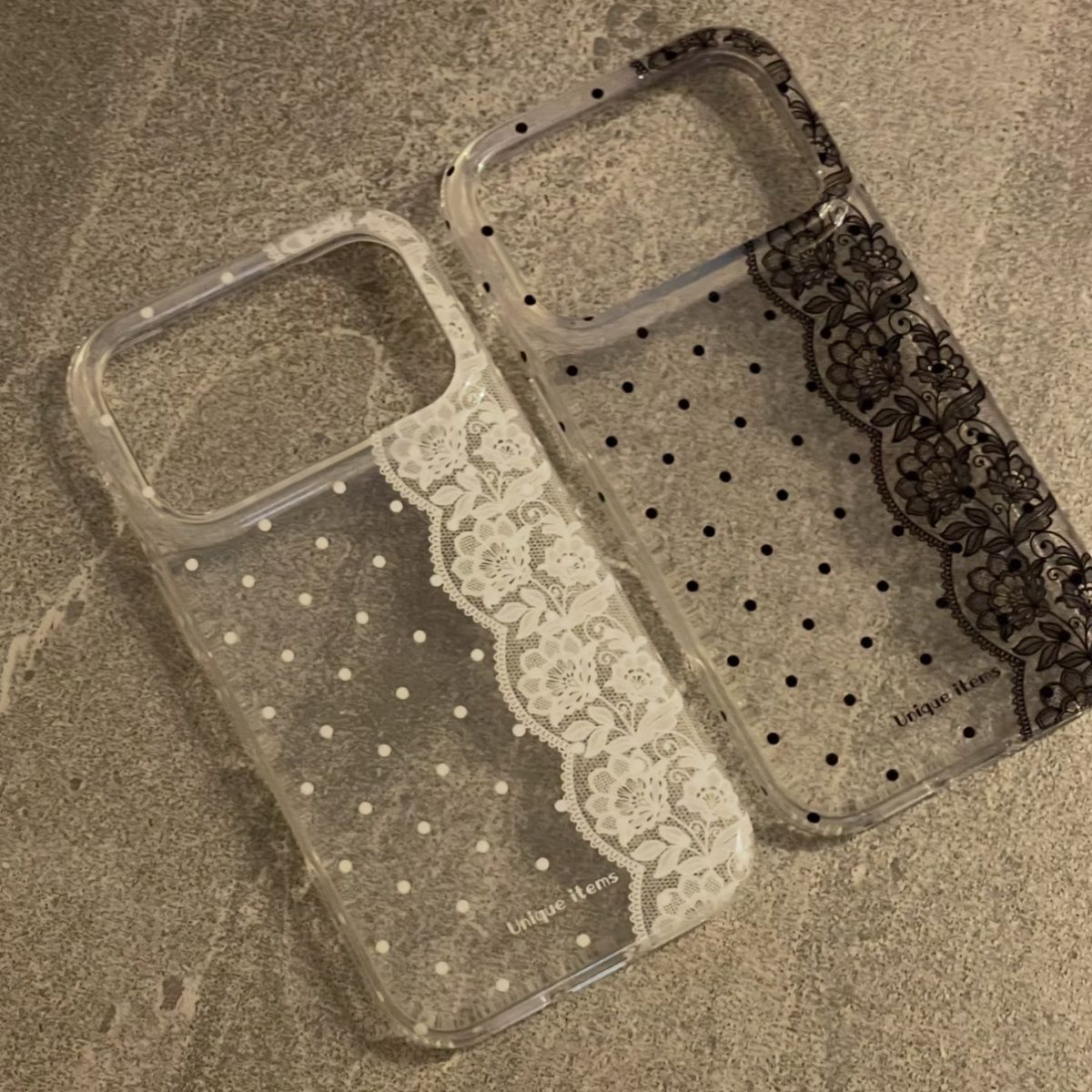 Black white Polka Dot Lace Pat - đánh giá và giá Phone Cases Xr Iphone