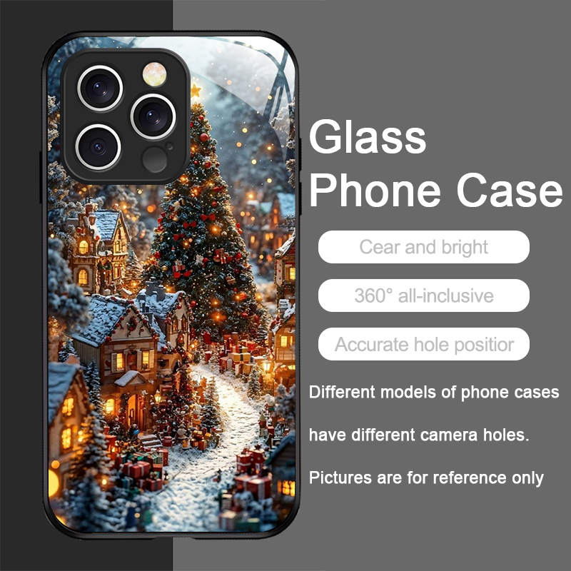 Christmas Tree Gift Snowy Town - đánh giá và giá Phone Cases Xr Iphone