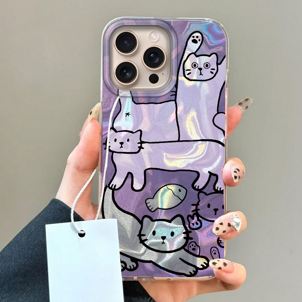 Purple Line Cat Fish Water Tex - đánh giá và giá Phone Cases Xr Iphone